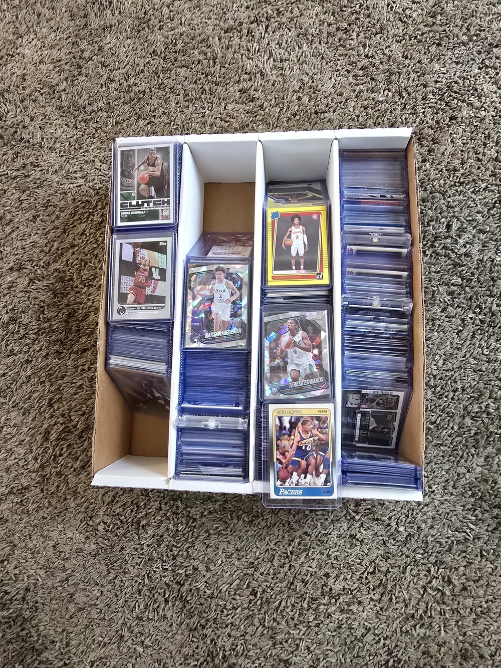 Basketball Trading Card Lot - Multi-Color Sleeves